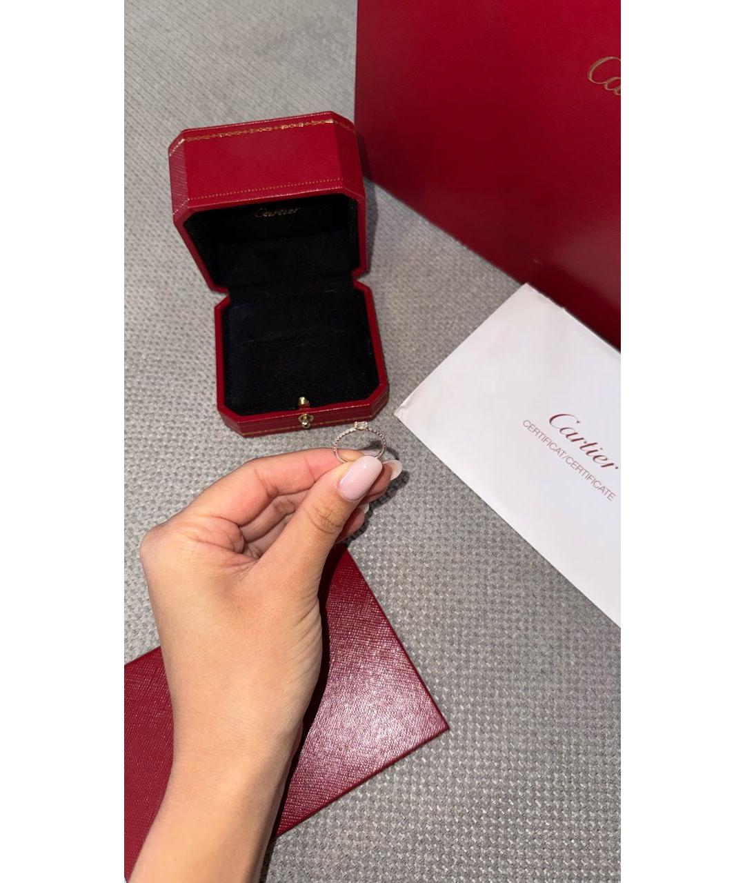 CARTIER Белое кольцо из белого золота, фото 3