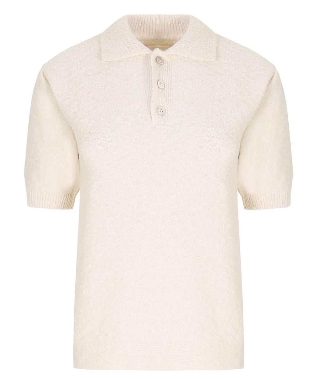 MAISON MARGIELA Бежевая хлопковая футболка, фото 1