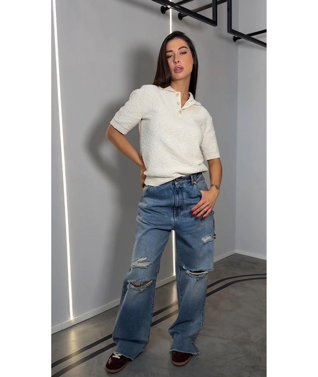 MAISON MARGIELA Бежевая хлопковая футболка, фото 3