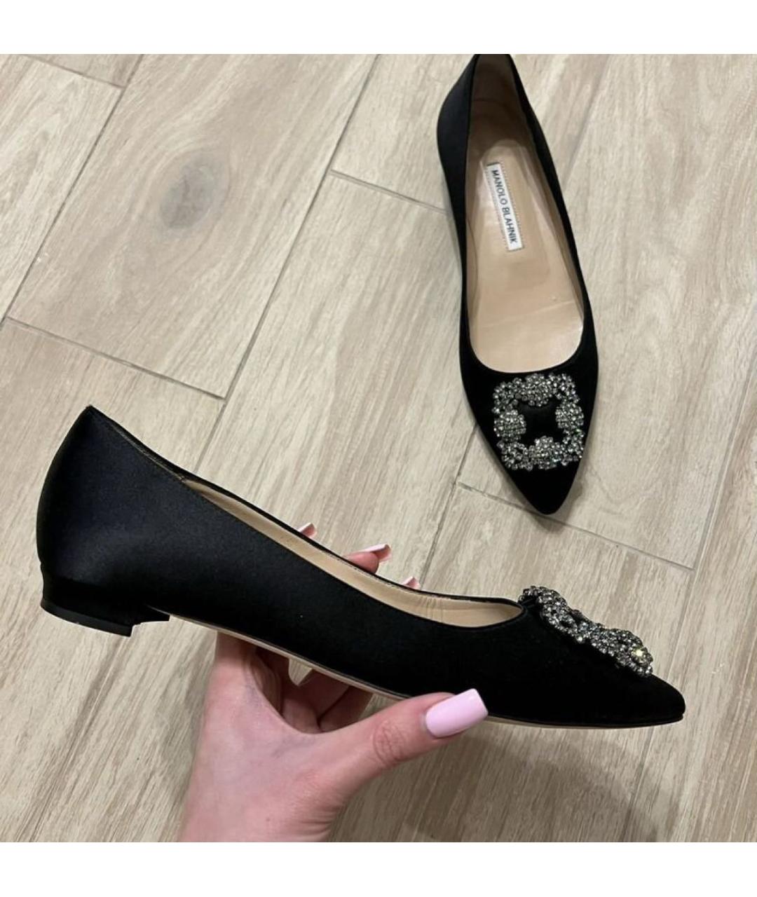MANOLO BLAHNIK Черные туфли, фото 7