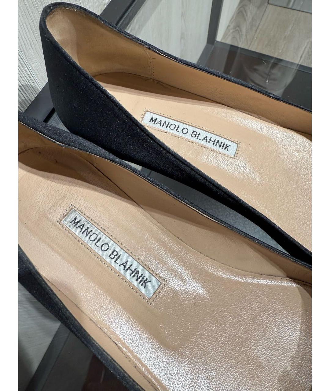 MANOLO BLAHNIK Черные туфли, фото 5