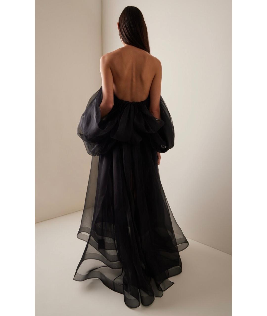 ZIMMERMANN Черное шелковое вечернее платье, фото 4