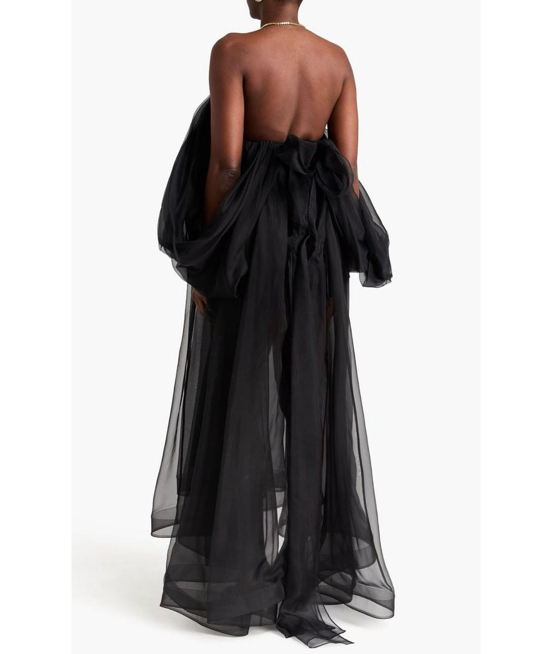 ZIMMERMANN Черное шелковое вечернее платье, фото 6