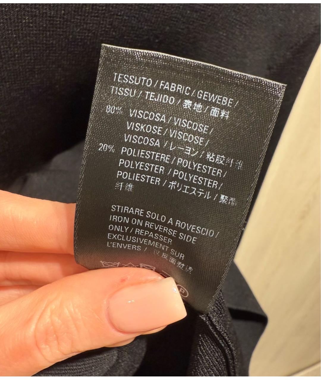 BALENCIAGA Черная вискозная водолазка, фото 5