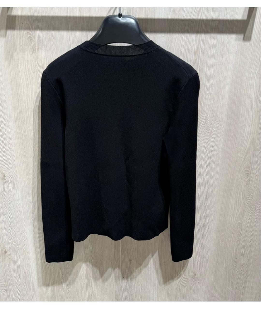 BALENCIAGA Черная вискозная водолазка, фото 2