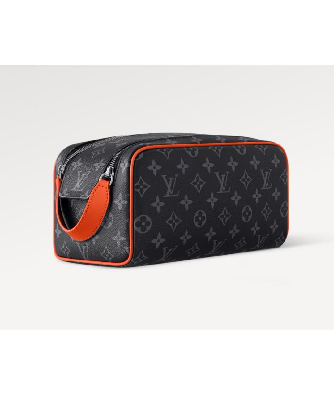 LOUIS VUITTON Черная косметичка, фото 9