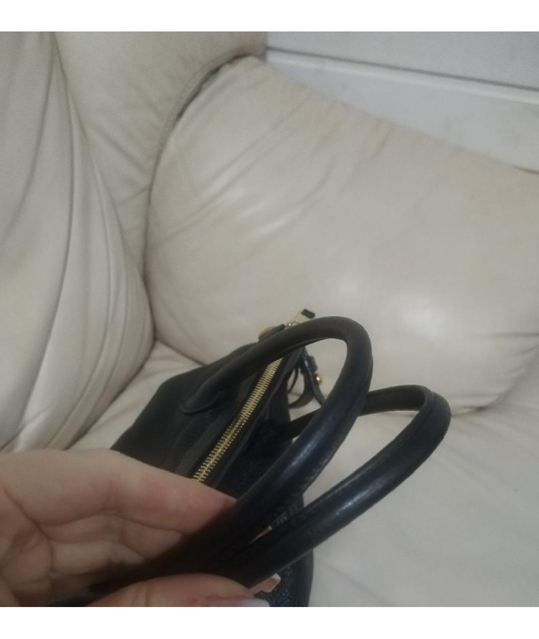 PRADA Черная кожаная сумка через плечо, фото 5