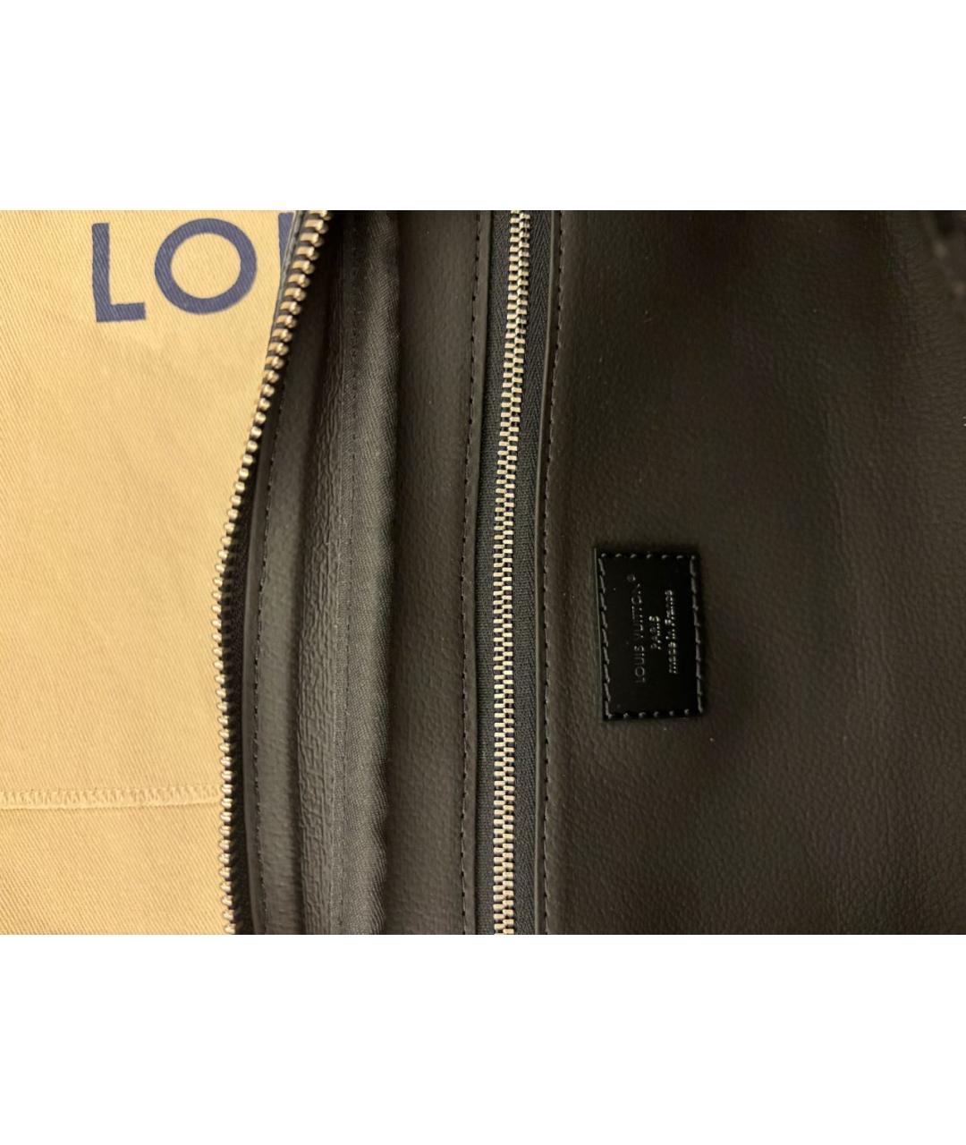 LOUIS VUITTON Черная косметичка, фото 7