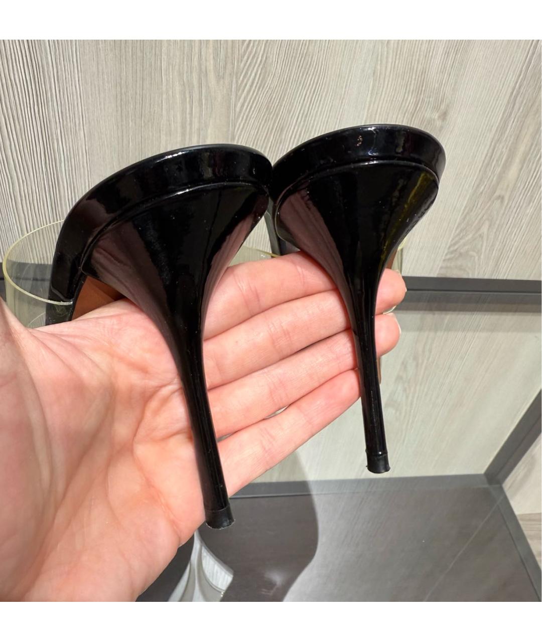 ALAIA Черные туфли из лакированной кожи, фото 3