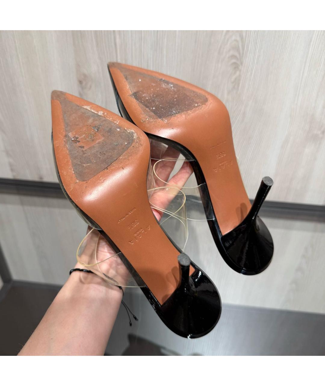 ALAIA Черные туфли из лакированной кожи, фото 5
