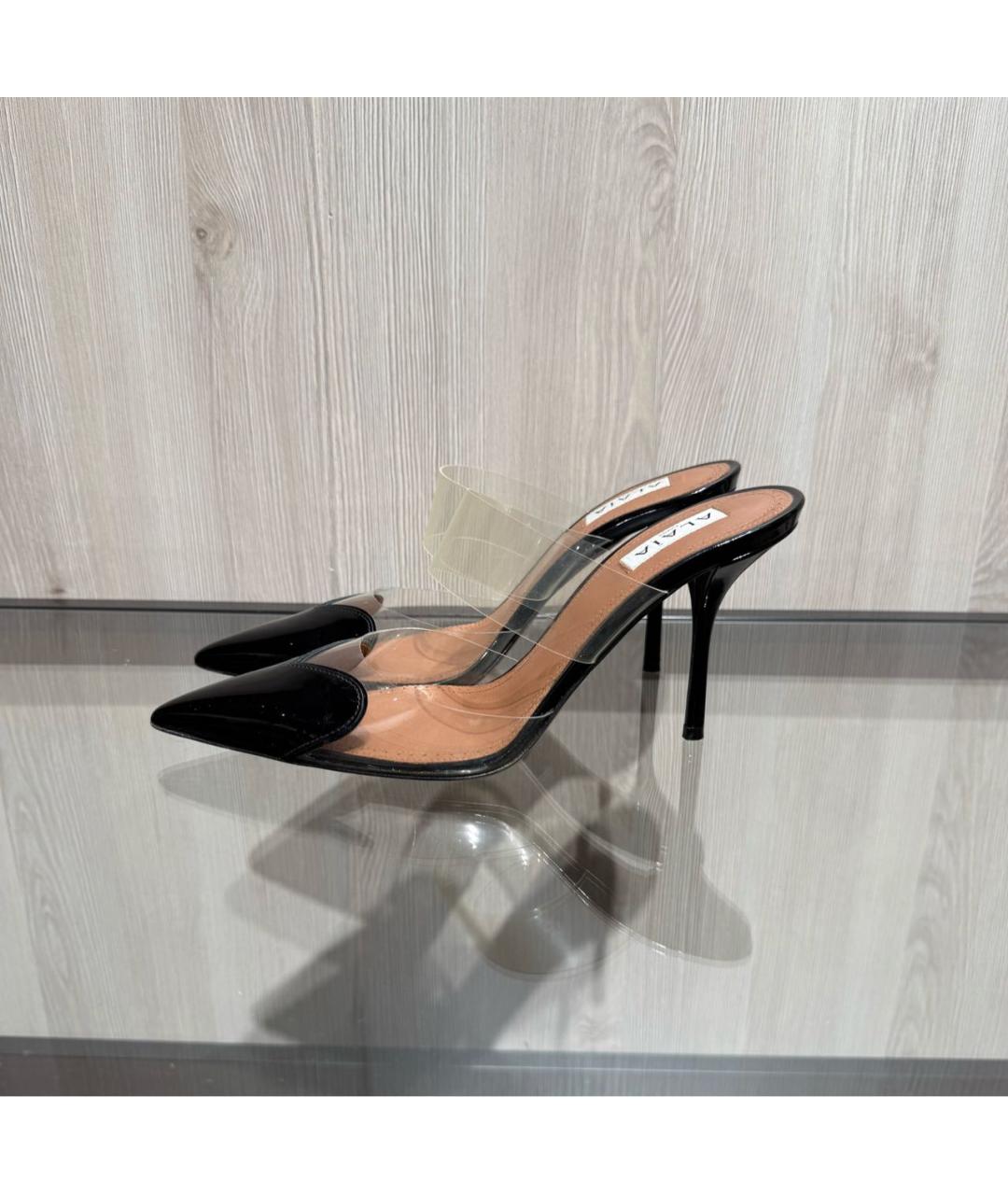 ALAIA Черные туфли из лакированной кожи, фото 7