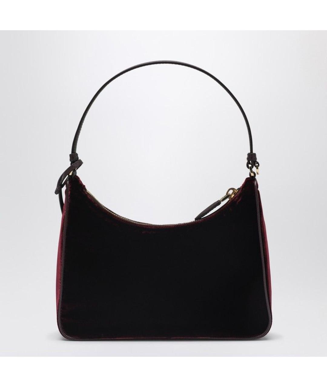 PRADA Бордовая сумка с короткими ручками, фото 3