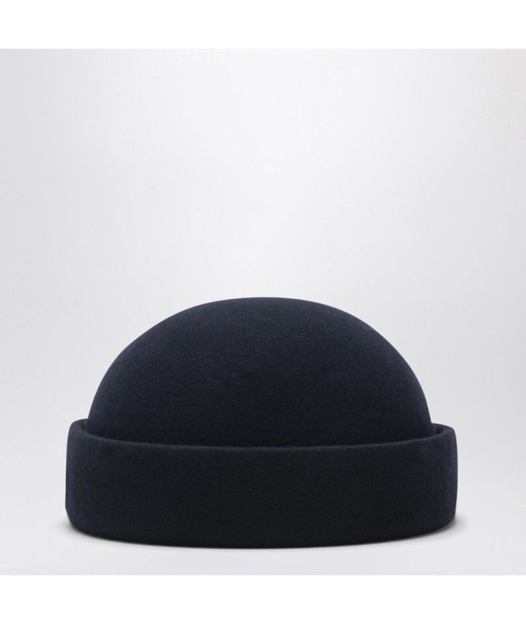 LORO PIANA Синяя кашемировая шапка, фото 3