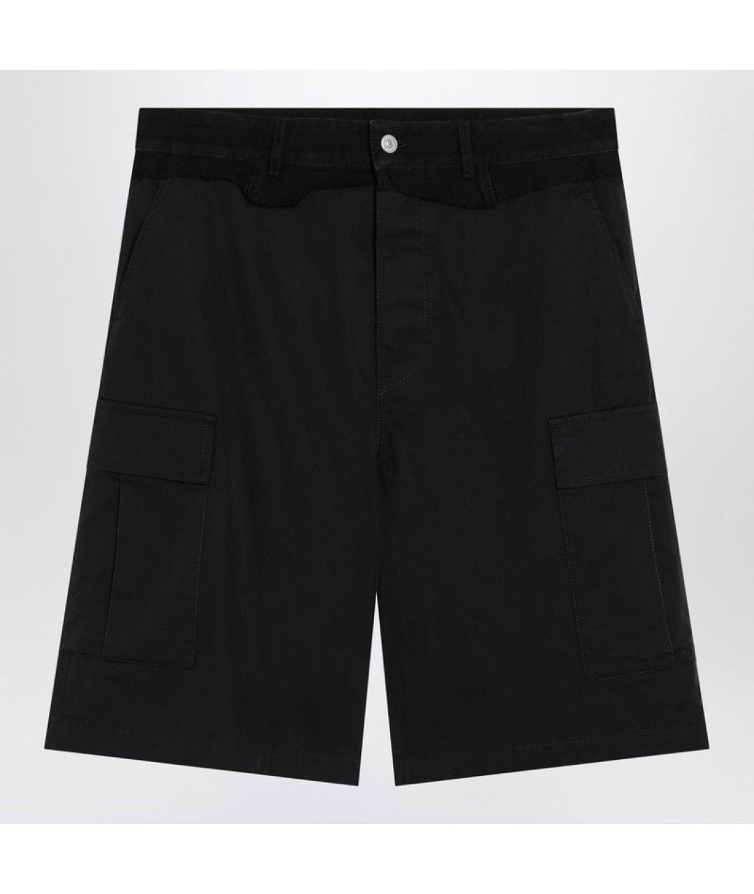 MM6 MAISON MARGIELA Черные шерстяные шорты, фото 3