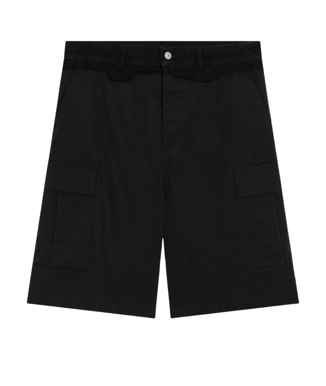 MM6 MAISON MARGIELA Черные шерстяные шорты, фото 1