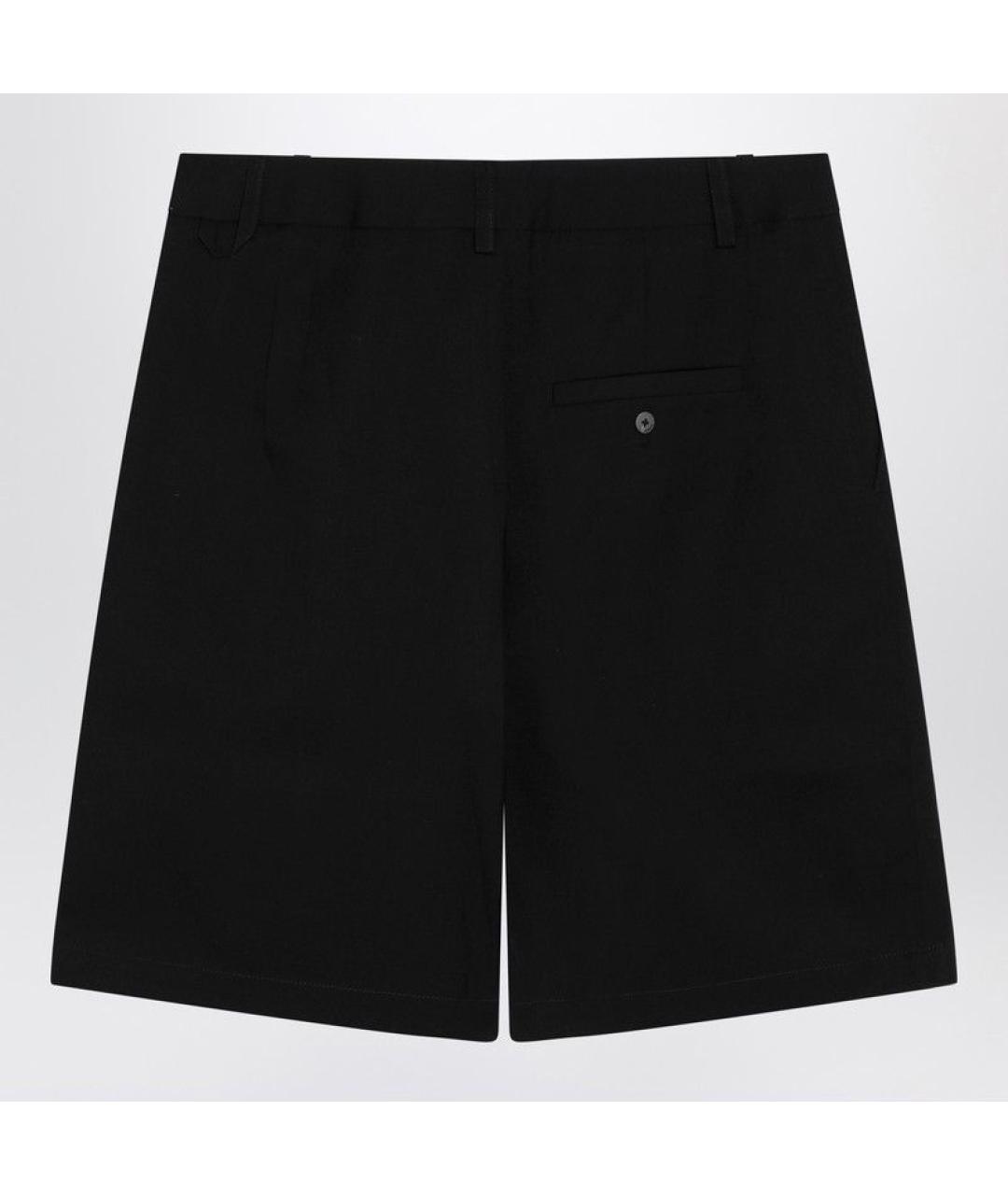 JACQUEMUS Черные хлопковые шорты, фото 2