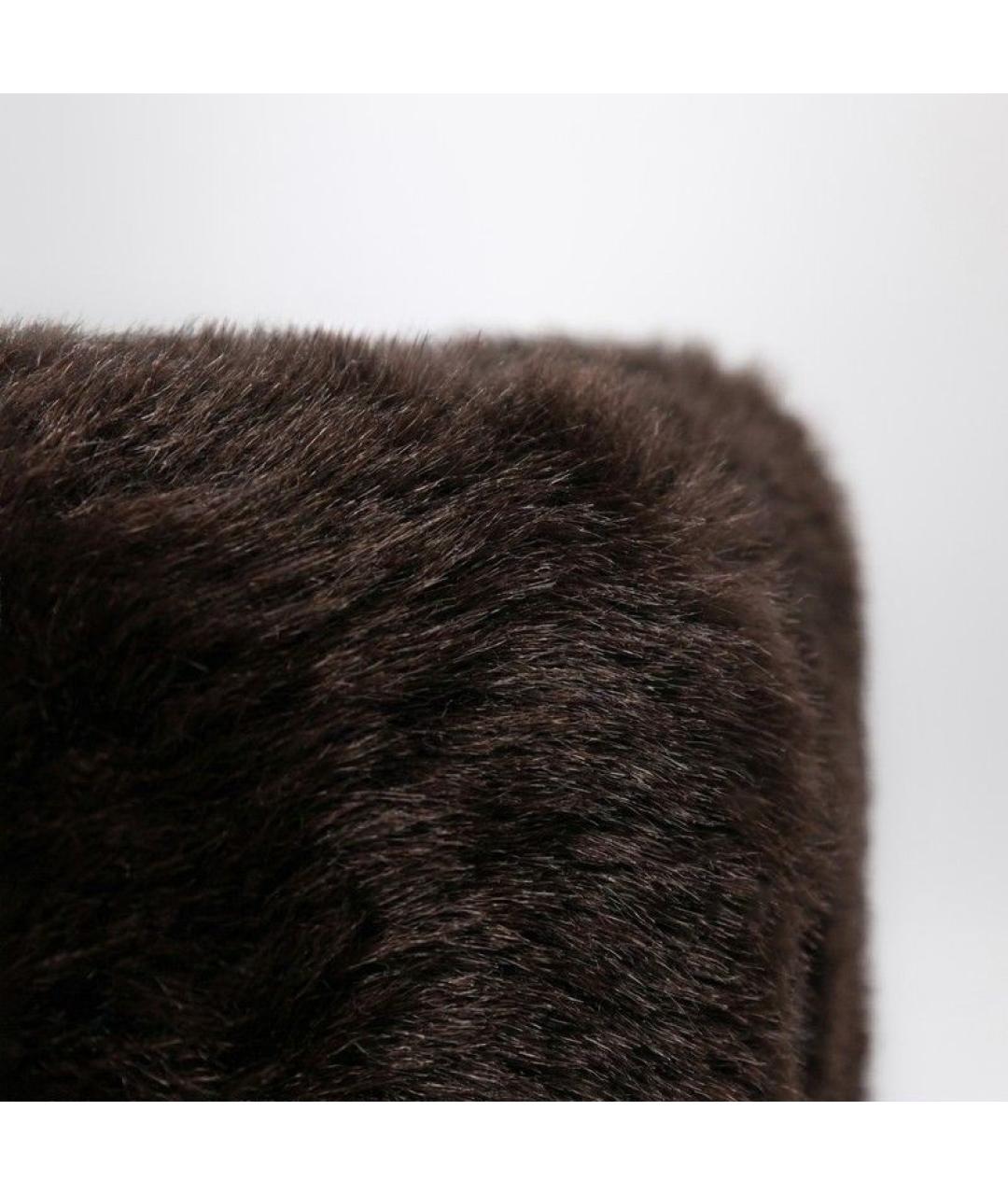 THE FRANKIE SHOP Коричневый шарф, фото 2