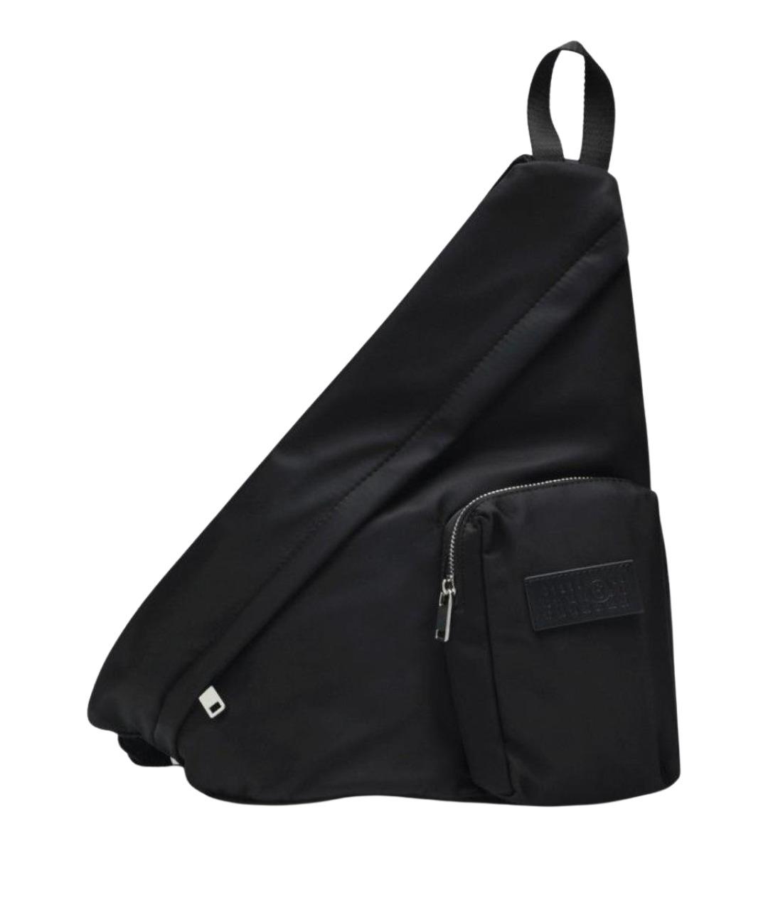 MM6 MAISON MARGIELA Черная синтетическая поясная сумка, фото 1