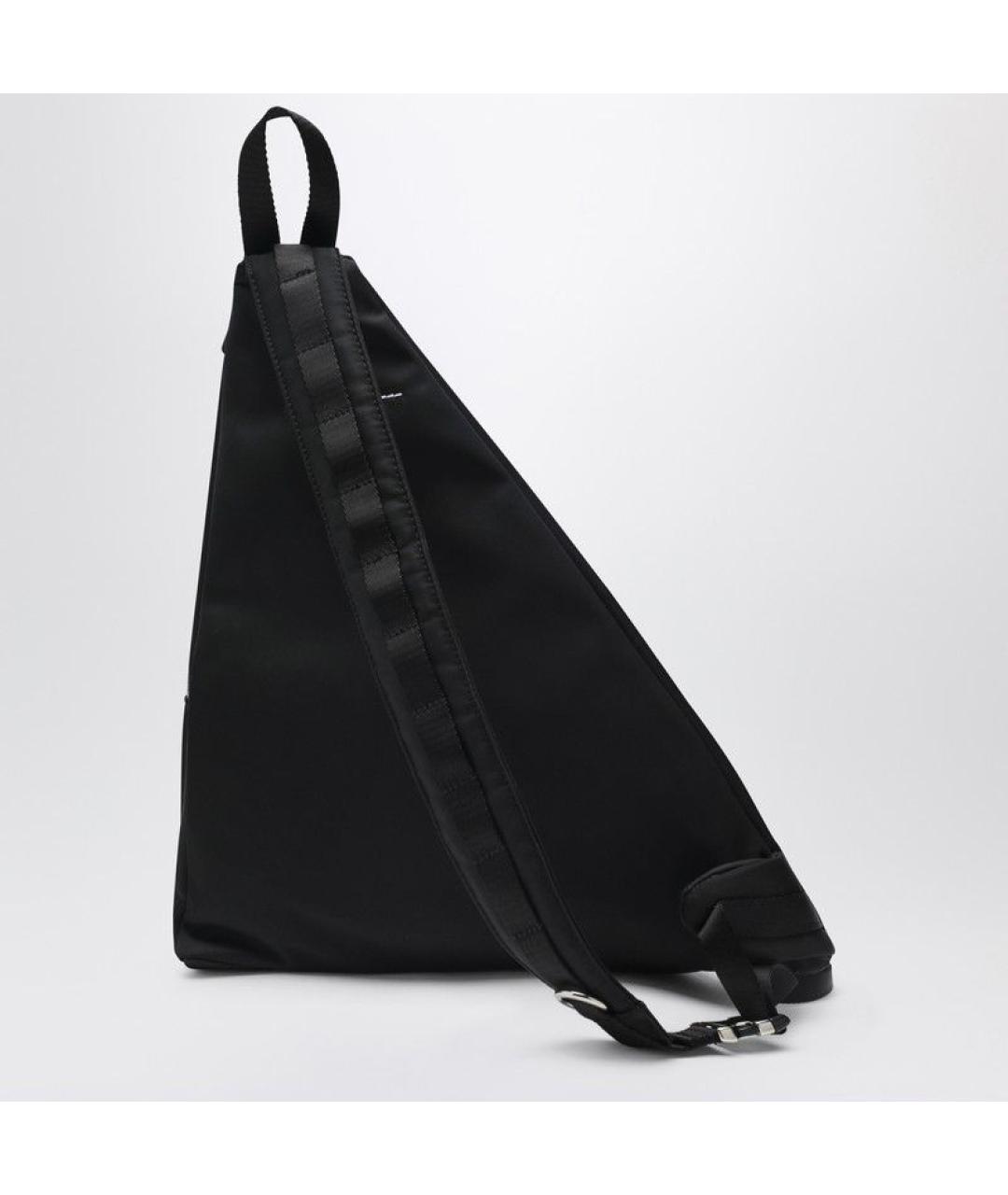 MM6 MAISON MARGIELA Черная синтетическая поясная сумка, фото 2