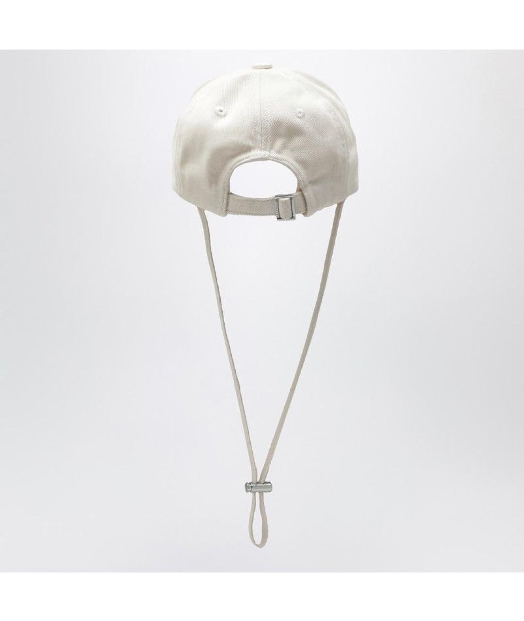 JACQUEMUS Белая хлопковая кепка/бейсболка, фото 2