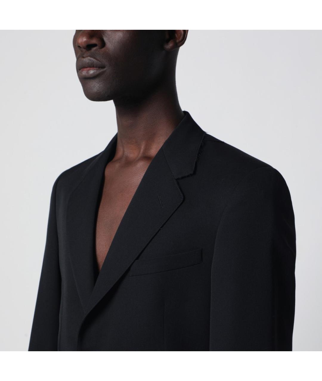 MAISON MARGIELA Черный шерстяной пиджак, фото 6