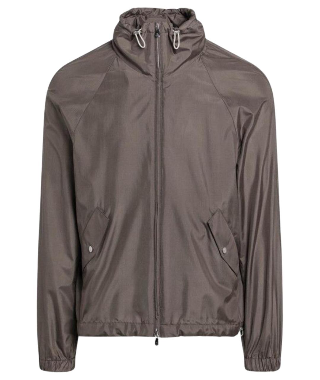 BRUNELLO CUCINELLI Коричневая шелковая куртка, фото 1