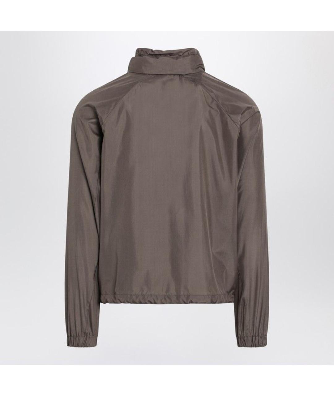 BRUNELLO CUCINELLI Коричневая шелковая куртка, фото 2