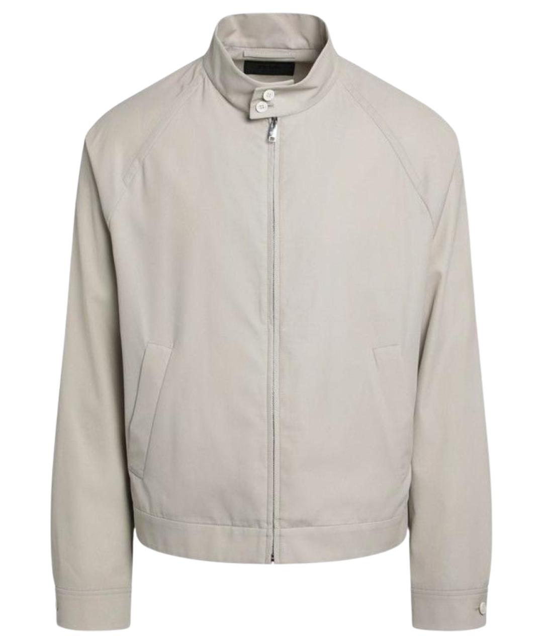 PRADA Бежевая хлопковая куртка, фото 1