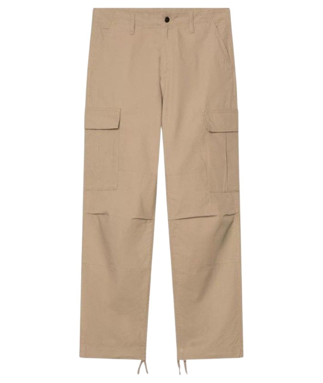 CARHARTT WIP Коричневые повседневные брюки, фото 1