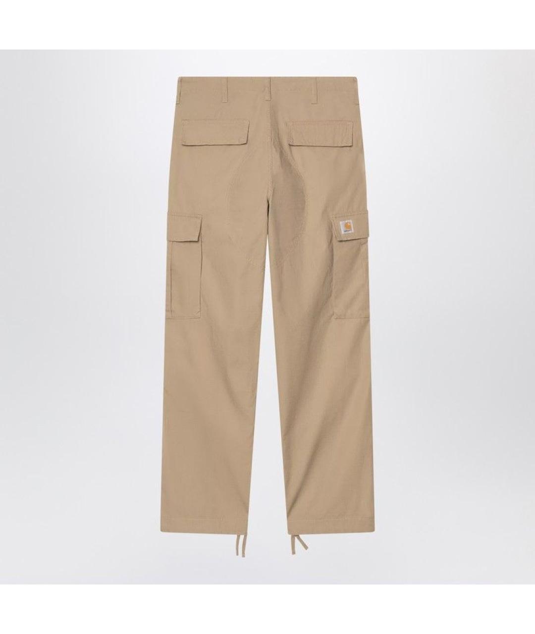 CARHARTT WIP Коричневые повседневные брюки, фото 2