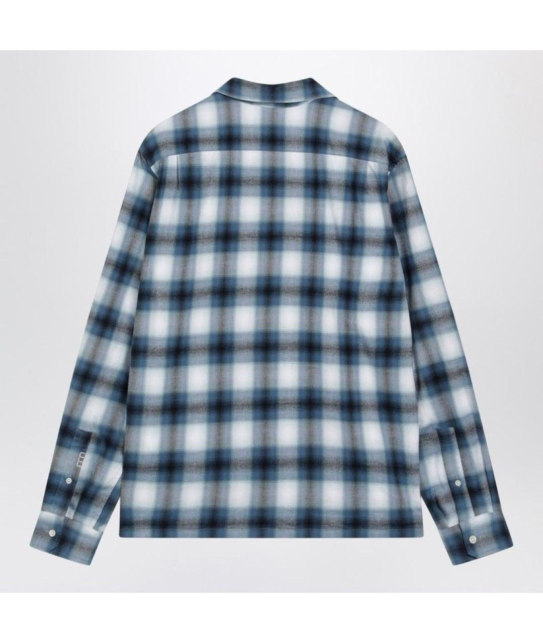 J.W.ANDERSON Синяя хлопковая кэжуал рубашка, фото 2