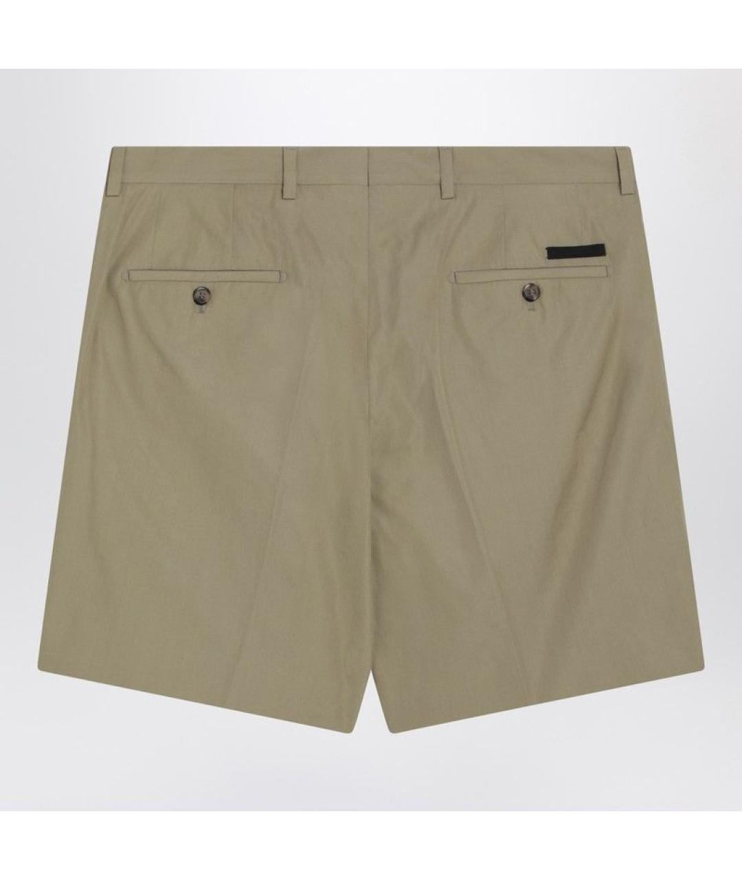 PRADA Бежевые хлопковые шорты, фото 2
