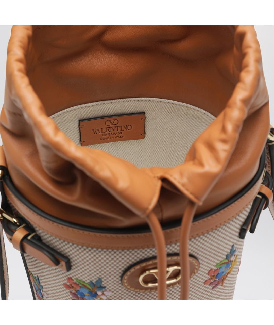 VALENTINO Мульти жаккардовая сумка тоут, фото 5