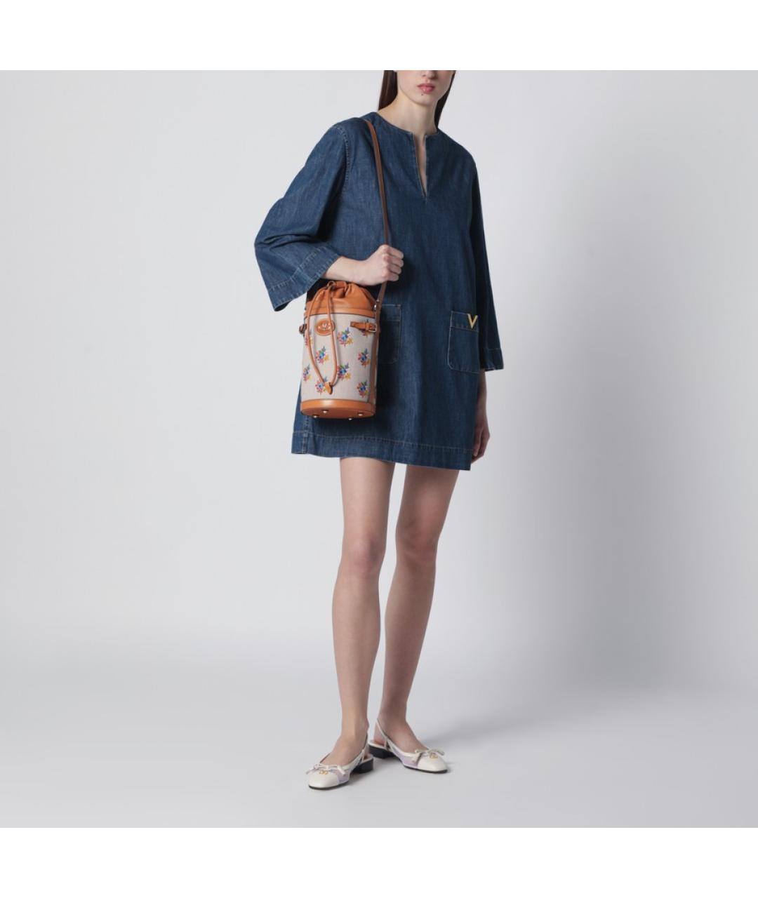 VALENTINO Мульти жаккардовая сумка тоут, фото 7