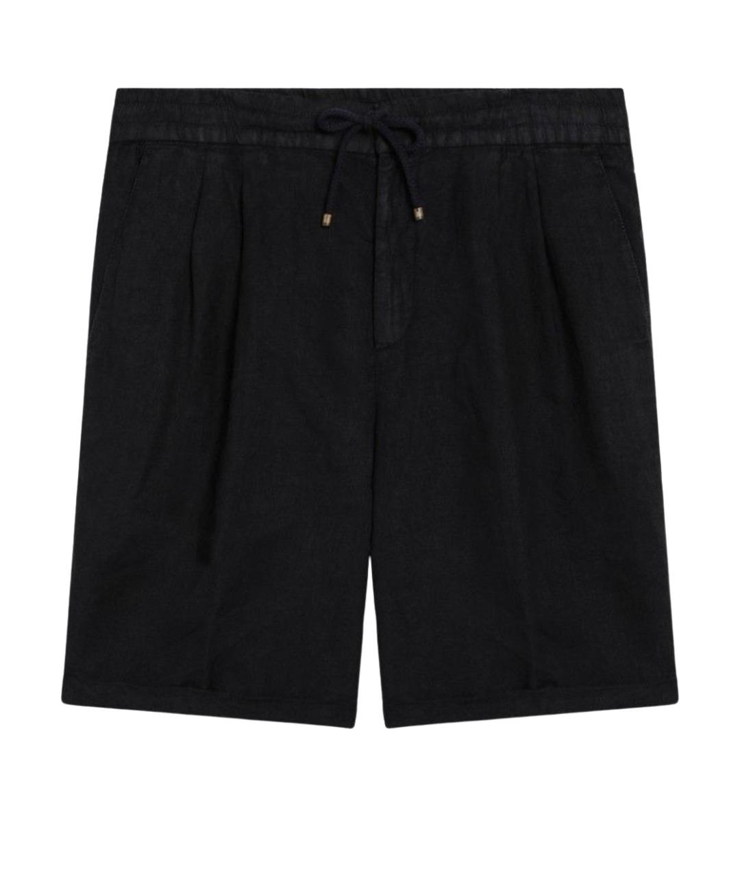 BRUNELLO CUCINELLI Синие льняные шорты, фото 1
