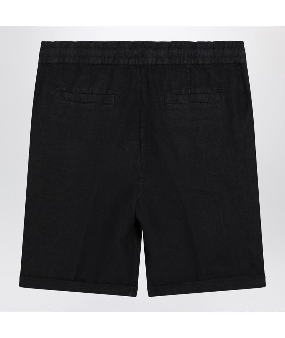 BRUNELLO CUCINELLI Синие льняные шорты, фото 2