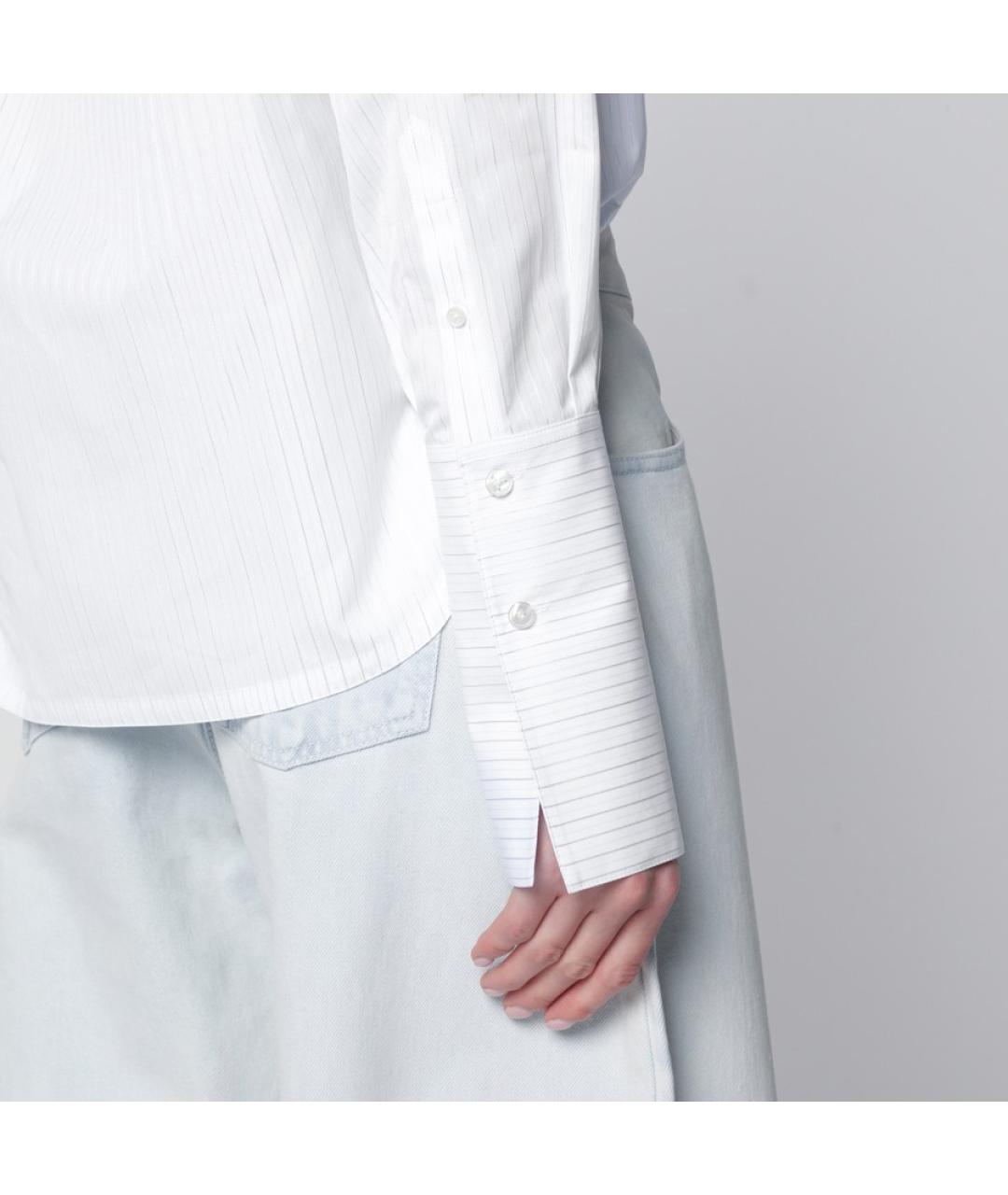 ALAIA Белая хлопковая блузы, фото 5