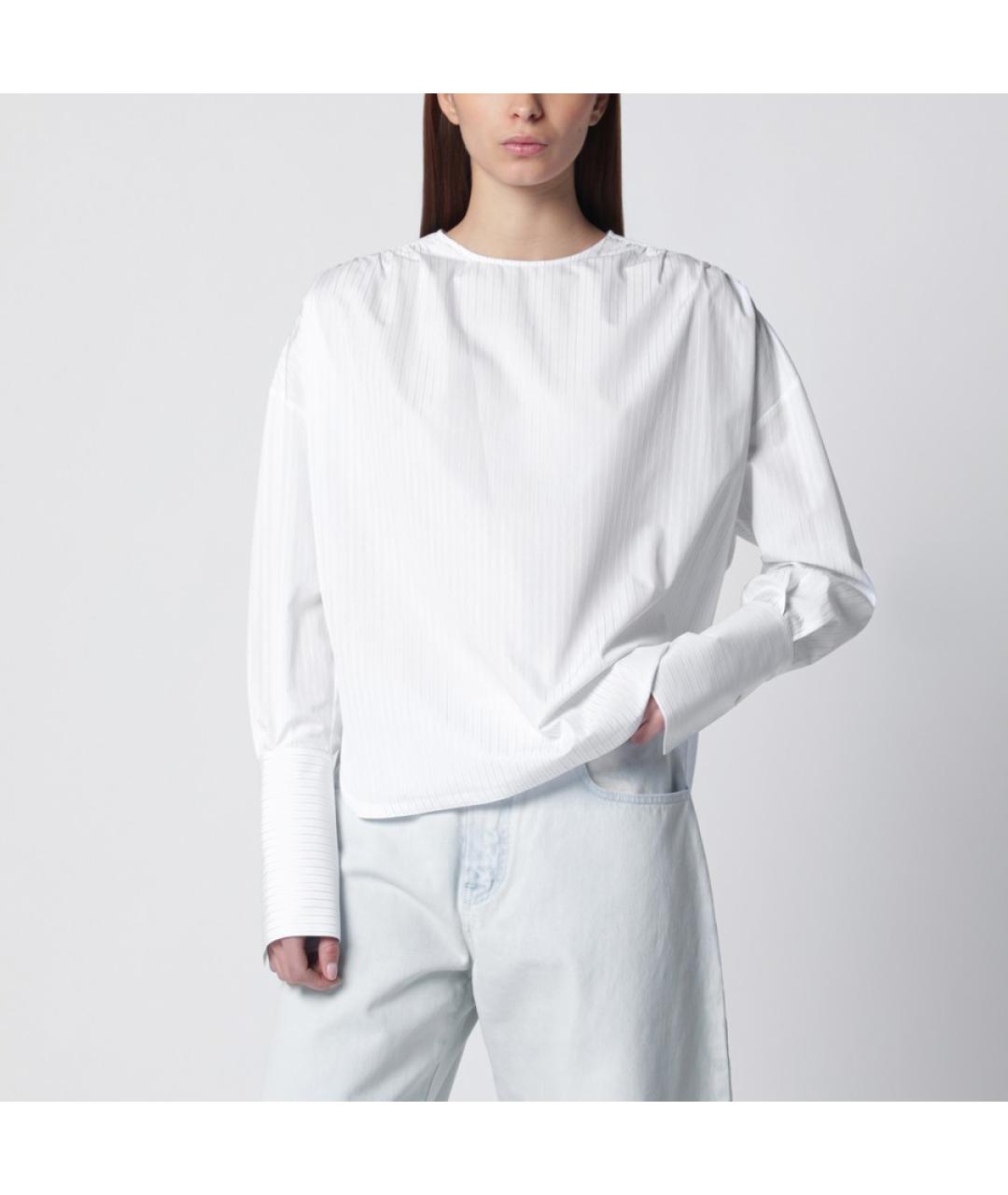 ALAIA Белая хлопковая блузы, фото 3