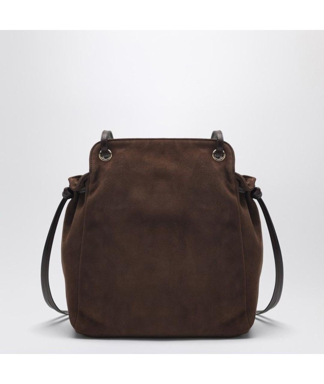 PRADA Коричневая кожаная сумка тоут, фото 2