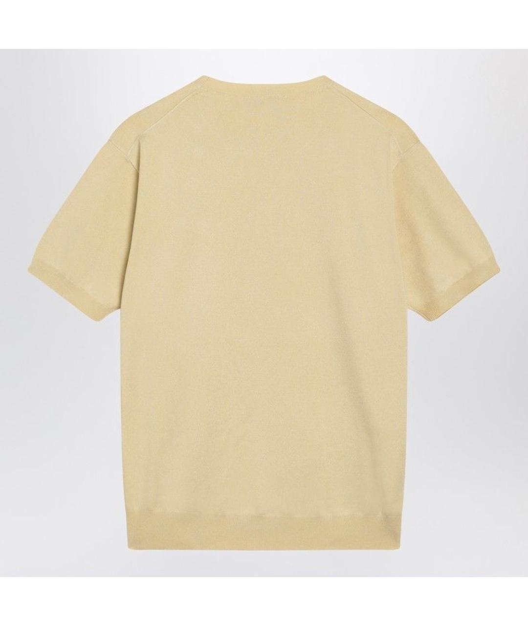 PRADA Желтый шелковый джемпер / свитер, фото 2