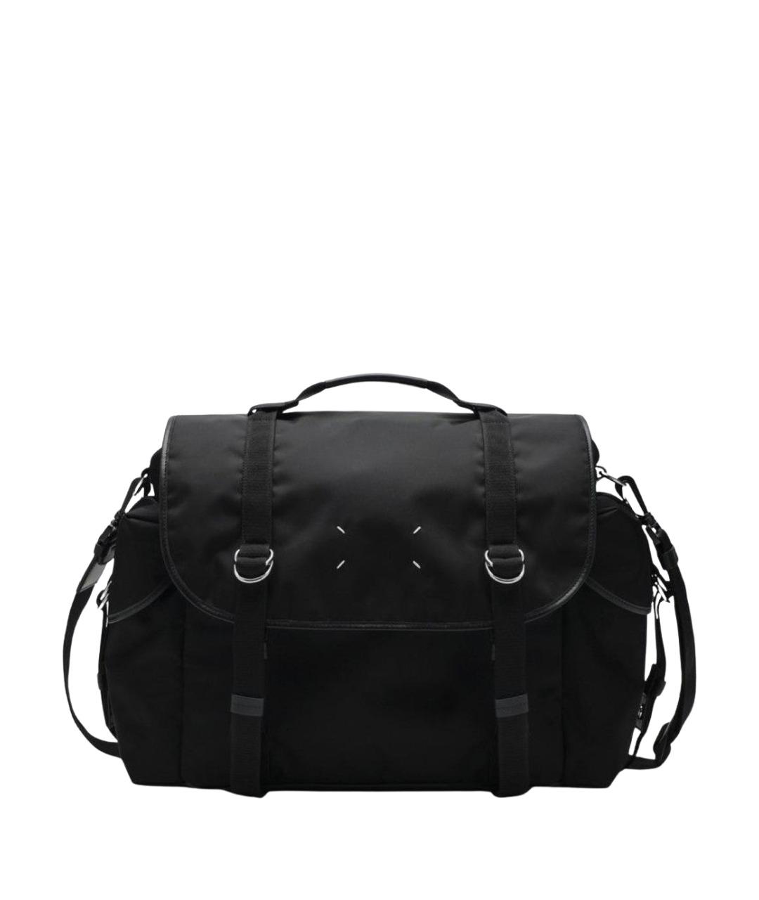 MAISON MARGIELA Черная синтетическая сумка на плечо, фото 1