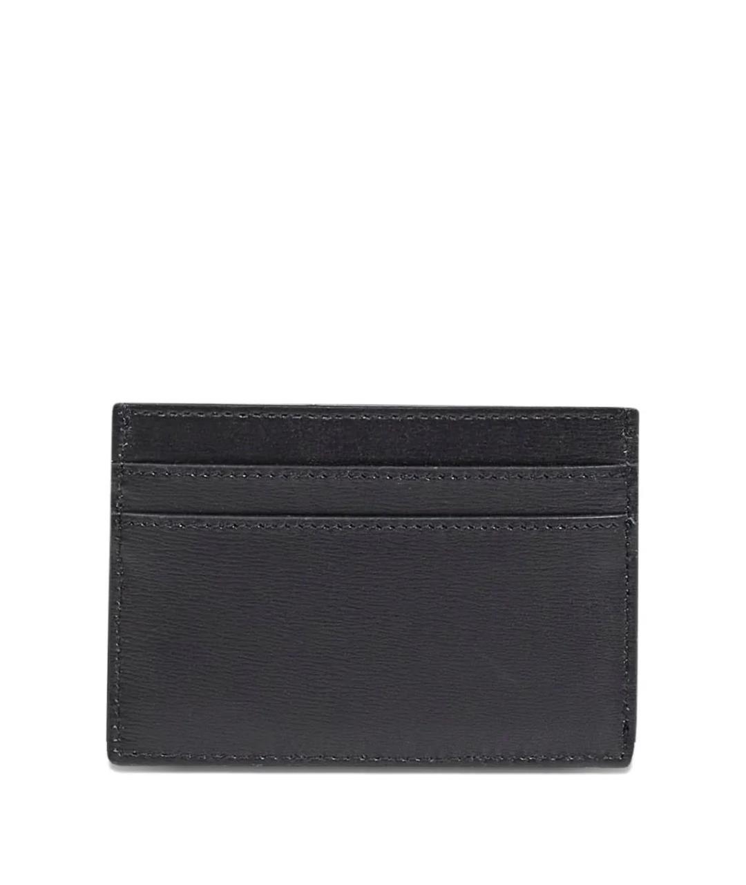FENDI Черный кожаный кардхолдер, фото 2