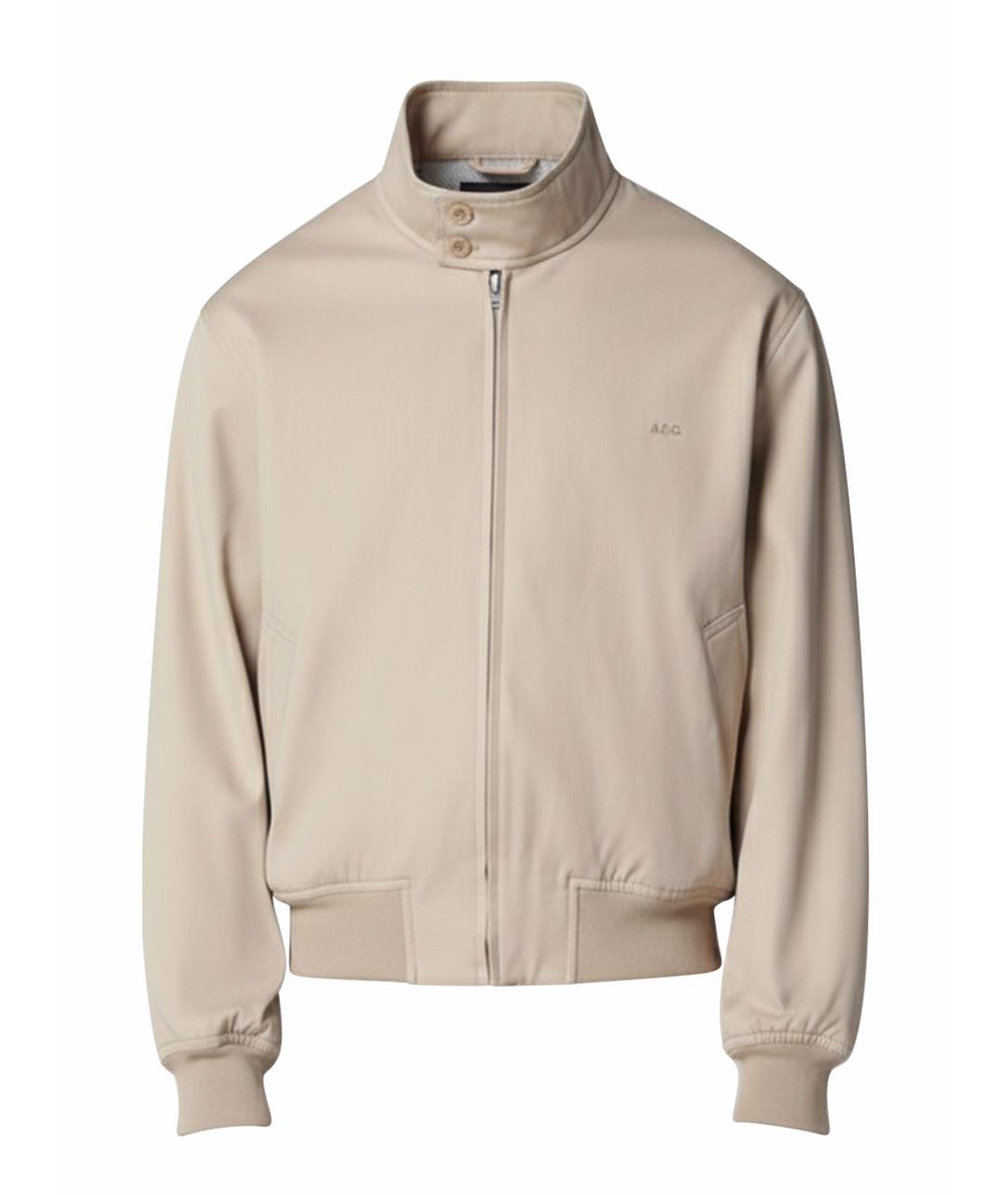 A.P.C. Бежевая хлопковая куртка, фото 1