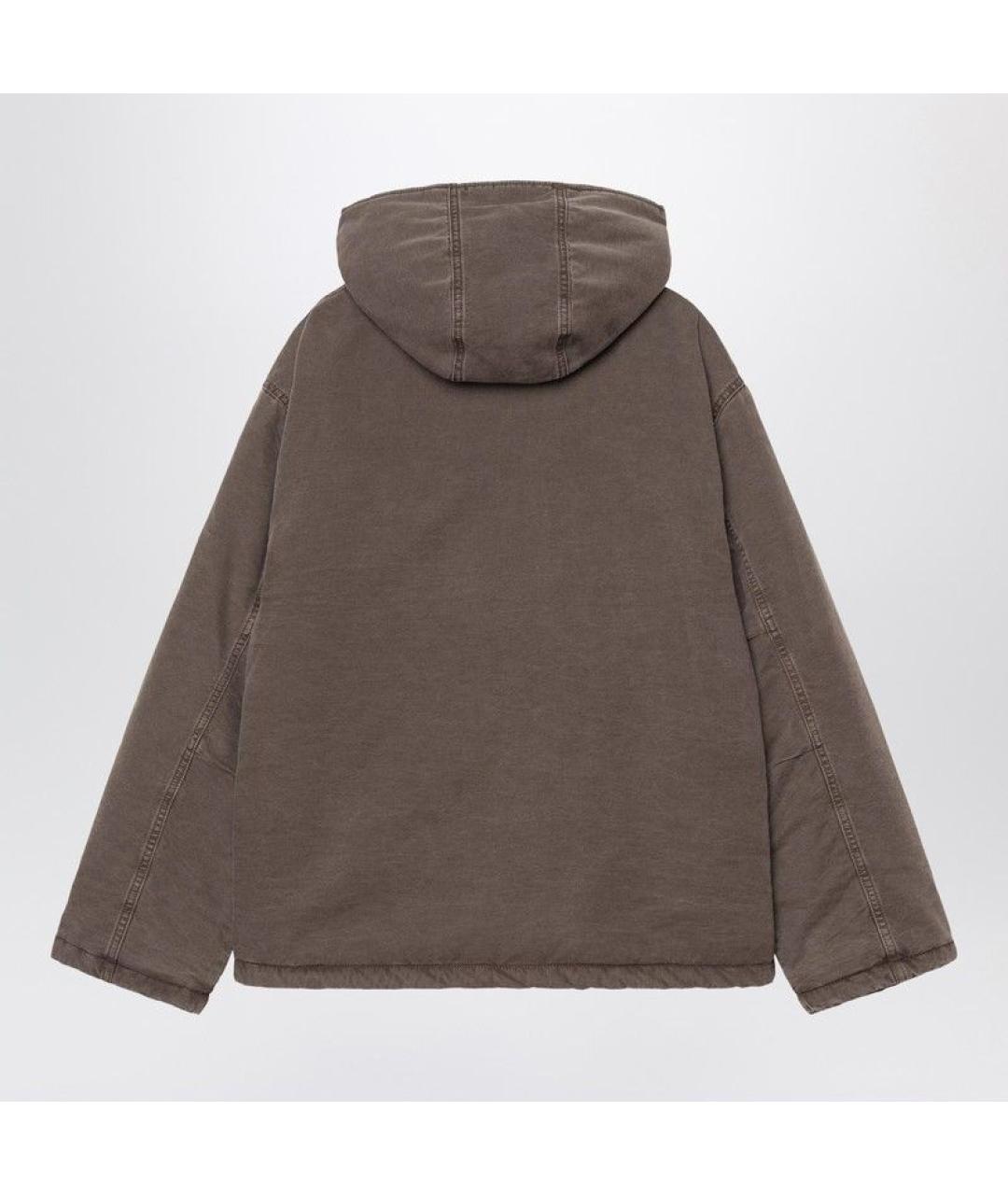 CARHARTT WIP Коричневая полиэстеровая куртка, фото 2