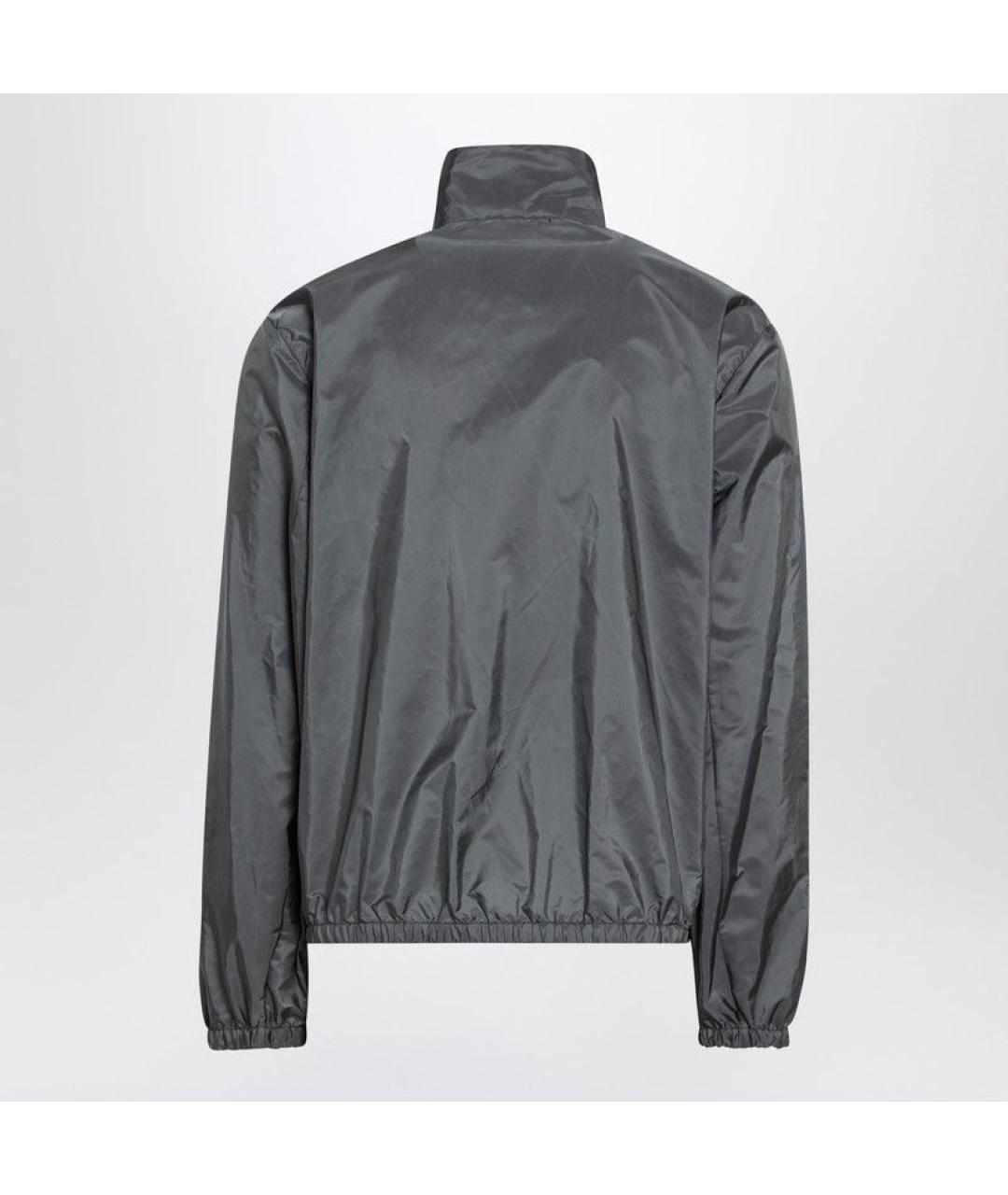 PRADA Серая полиамидовая куртка, фото 2