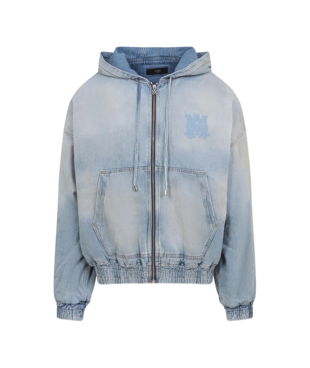 AMIRI Голубая хлопковая куртка, фото 1