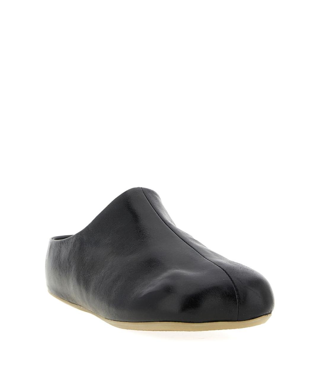 MM6 MAISON MARGIELA Черные кожаные низкие ботинки, фото 4