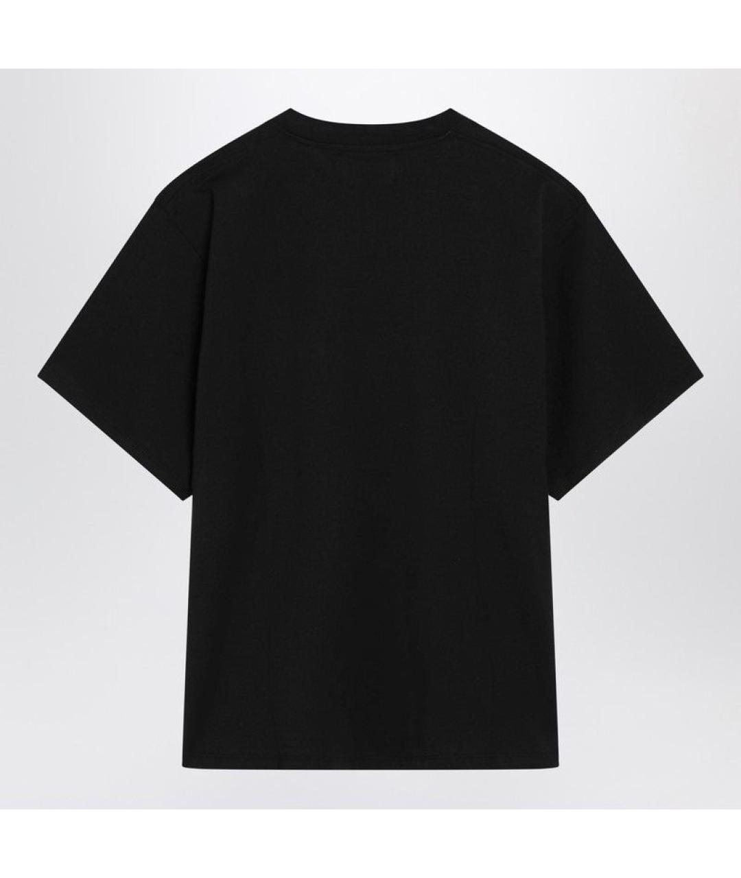 LOULOU STUDIO Черная хлопковая футболка, фото 2