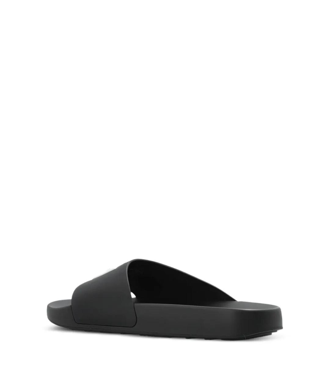 GIVENCHY Черные резиновые шлепанцы, фото 3