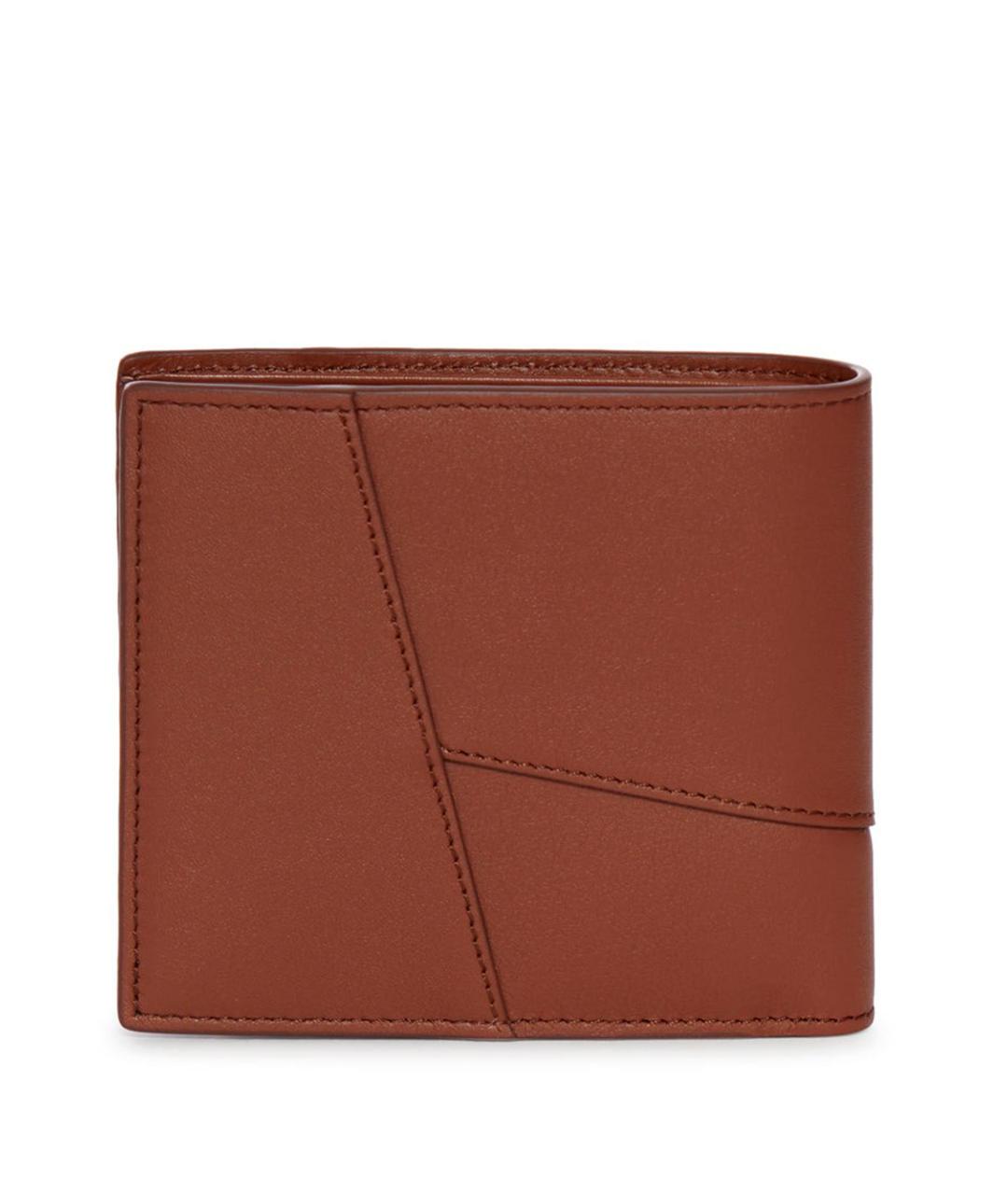 LOEWE Коричневый кожаный кошелек, фото 3